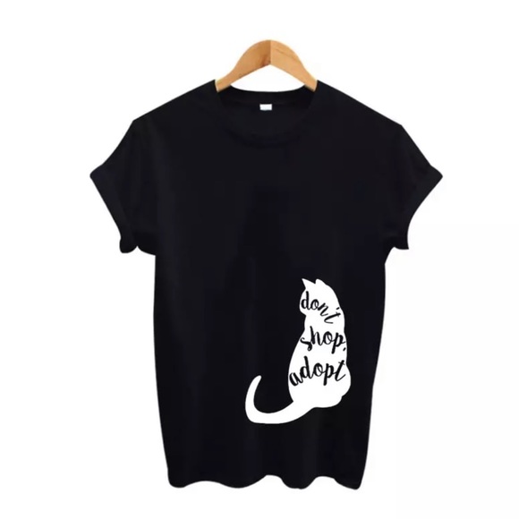 Don’t shop Adopt Graphic t shirt - Picture 2 of 4